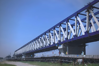 Pont préfabriqué en structure métallique pour autoroute, classe I, à simple travée, portant de 9 à 60 mètres, personnalisable, garantie de plus de 5 ans, Hebei
