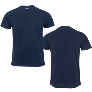 Men's Regular Fit 100% Cotton Jersey T-Shirt <b>Short</b> <b>Sleeve</b> O-Neck Casual Solid Color Breathable Knitted Plain Dyed Black White - Product Image 3