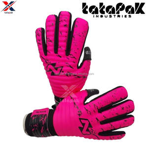 High Quality Unisex <b>Leather</b> Sports Gloves Goalkeepers <b>Top</b> Selling Wholesale Finger Protection Non-Slip Breathable Hook Loop - Product Image 6