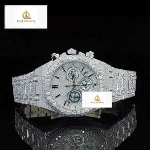 Premium Sparkling Moissanite Diamond Hip Hop Watch Iced Out VVS Style for Men Luxury Events and Fashion Accessories - Product Image 6