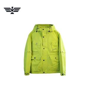 Chaqueta de Invierno Acolchada con Capucha Impermeable Clásica Personalizable para Hombre, Estilo Urbano, Cortavientos, Informal - Product Image 6