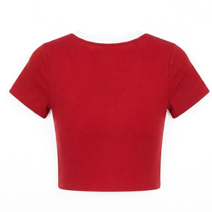Manufacture New Customized Fashion Ladies OEM Comfortable High Quality 100% Cotton Breathable Summer Women Gym <b>Crop</b> Top - Product Image 2