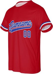Camiseta de Béisbol de Manga Corta para Invierno, Totalmente Impresa Digitalmente, Transpirable, Deportiva, Informal, Sublimada - Product Image 2