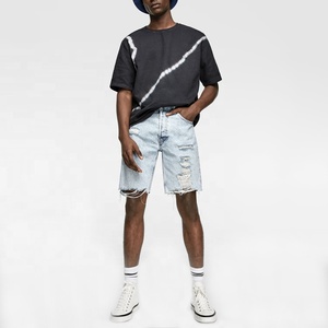 T-shirt en jersey tricoté pour homme, col rond, 200 g/m², 100 % coton, haute qualité, coupe oversize, manches courtes, épaules tombantes, teint uni, respirant - Product Image 6