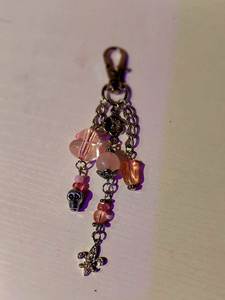 Colorful Boho Embroidery Beaded Keychain Handmade Designer <b>Bag</b> <b>Charm</b> - Product Image 2