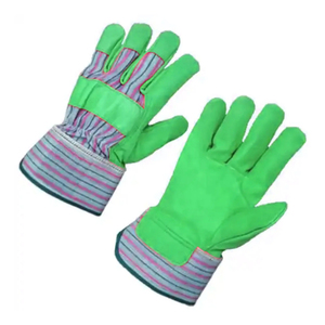 Guantes de Trabajo de Cuero OEM para Protección de Manos, Transpirables, Resistentes, de Cuero de Vaca, de Dedo Completo, Guantes de Seguridad - Product Image 3