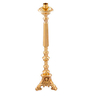 Candelabro procesional |   Candelabro de Latón para Procesiones de Iglesia - DOUBLE VEE EXPORTS - Product Image 1