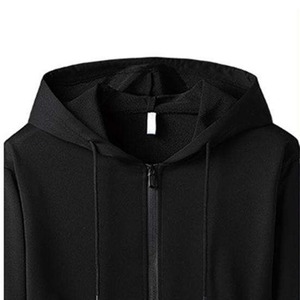 Conjunto Deportivo para Hombre con Capucha, Sudadera con Cierre Completo y Bolsillos Laterales, Pantalón a Juego, Ropa Casual de Otoño, Color Sólido - Product Image 4
