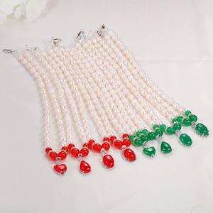 Manufacturer Direct Sales 8mm Freshwater Pearl <b>Necklace</b> Meter Shaped Resin Pendant Mother's Day Gift <b>for</b> <b>Mom</b> - Product Image 1