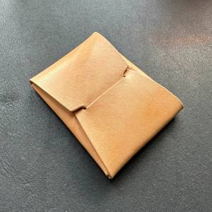 Portefeuille en cuir anti-RFID sans couture, fin, minimaliste, fait main, porte-cartes pour homme LSW-0039 - Product Image 5