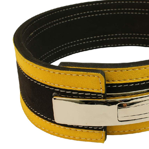 Ceinture de Soutien Lombaire pour Musculation et Haltérophilie en Cuir Personnalisé Antidérapante Ajustable Respirante Séchage Rapide Fermeture à Levier - Product Image 4
