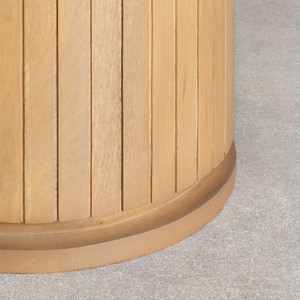 Table à manger ovale en bois de manguier Vandana Hexa Zentrix - Product Image 5