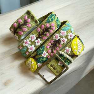 Ceinture brodée à la main, abordable, de style ethnique pour femmes, idéale pour les saris, les lehengas et les tenues décontractées - Product Image 1