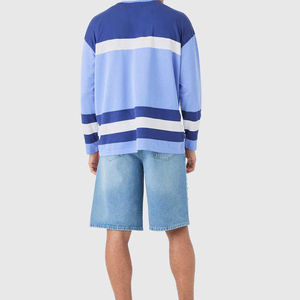 Short en jean vintage personnalisé pour homme, brodé et lavable, style décontracté et sexy, idéal pour l'été et l'automne - Product Image 3