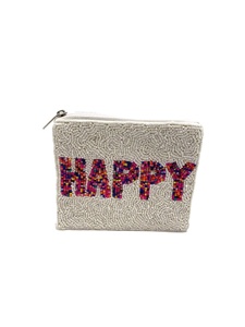 Festive Hand Beaded Coin Purse Christmas Gift Idea Beaded <b>Mini</b> <b>Pouch</b> Holiday Beaded Bag Custom Designs Bulk Order - Product Image 4