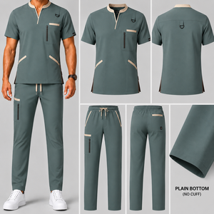 Ensemble de blouses tissées pour infirmières, unisexe, fournisseur d'équipements médicaux professionnels pour le secteur de la santé - Product Image 1
