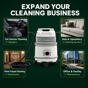 Nueva Máquina Limpiadora <span class=keywords><strong>de</strong></span> Alfombras a Vapor con Agua Caliente <span class=keywords><strong>de</strong></span> Acero Inoxidable, 2600W, Aspiradora con Pulverizador para Limpieza <span class=keywords><strong>de</strong></span> Tapicería, Sofás y Autos - Product Image 2