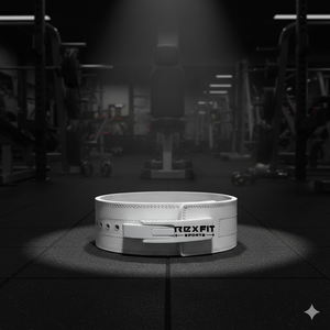 เข็มขัดพยุงหลัง Rexfit Sports สำหรับยกน้ำหนักหนัก ทำจากหนังแท้ เหมาะสำหรับการออกกำลังกายและการฝึกความแข็งแรง - Product Image 1