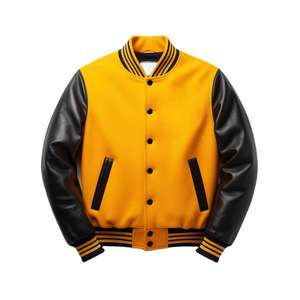 Veste de baseball en laine personnalisée pour hommes, tissu de qualité supérieure, style baseball classique, coupe ample - Product Image 5