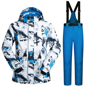 Combinaison de ski imperméable pour homme, veste et pantalon, tenue de ski - Product Image 4