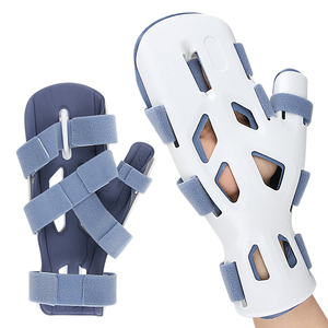 Attelle d'immobilisation complète main et poignet avec support rigide en PP, coton tricoté, multi-sangles réglables, compatible main gauche et droite - Product Image 1