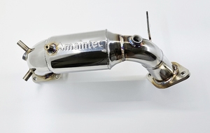 Tubo de escape de acero inoxidable 304 para Hyundai Veloster N 2.0T (AÑO 2019 ~ ) 1.5MM de espesor, alto rendimiento, hecho en Corea. - Product Image 3