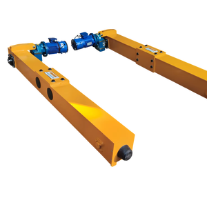 Grue EOT à entraînement par moteur et boîte de vitesses, 5 tonnes, 17,5 mètres, de haute qualité |   Pont roulant robuste à poutre simple/double - Product Image 1