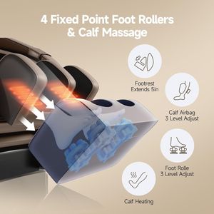 Sillas de Masaje Eléctricas de Lujo con Gravedad Cero y Bolsas de Aire para Todo el Cuerpo, Nuevas y de Alta Calidad, para Oficina, Sofá de Masaje - Product Image 5