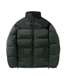 Chaquetas acolchadas de lana para hombre 2024 con cuello levantado estilo personalizado High Street precio al por mayor para invierno mangas largas - Product Image 5