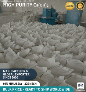 Chaux hydrolysée à prix d'usine / Hydroxyde de calcium pureté 92 % / Poudre de chaux calcaire pour le traitement des eaux usées - Product Image 5