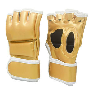 ถุงมือชกมวย MMA สำหรับผู้ใหญ่และเด็ก แบบครึ่งนิ้ว วัสดุ PU สำหรับเทควันโด มวยไทย และฝึกซ้อมกับกระสอบทราย - Product Image 1