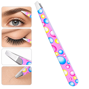 Pinces à sourcils, pinces à cheveux et extracteurs de poils en acier inoxydable – Outils de beauté pour une épilation de précision - Product Image 4