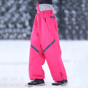 Professional Winter Womens Ski Pants <b>Waterproof</b> And Windproof Snow Trousers With Side Pockets Durable Gear Cold Weather Use - Product Image 3