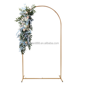 Supporto ad Arco in Metallo per <span class=keywords><strong>Sfondo</strong></span> <span class=keywords><strong>con</strong></span> <span class=keywords><strong>Fiori</strong></span> Dorati per Arco Nuziale - Product Image 6