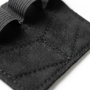 Sangles de protection réglables noires pour paume et poignet avec fermeture auto-agrippante pour la musculation, les soulevés de terre et les tractions – Protection fitness - Product Image 6