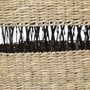 Cesta de mimbre negra con punta abierta, hecha a mano, para almacenamiento, venta al por mayor, ecológica, fabricada en Vietnam - Product Image 5