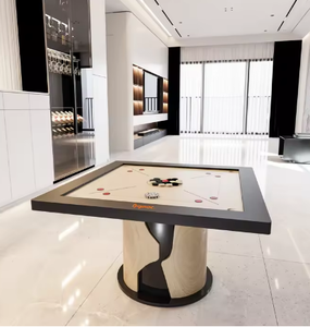 Table de Carrom Moderne de Luxe avec Base en Bois – Table de Jeu Durable pour la Maison, les Clubs et les Espaces de Loisirs - Product Image 2