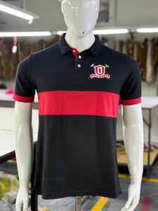 เสื้อโปโลดีไซน์หรูหรา หลายสี แขนสั้น สำหรับทุกเพศ ผลิตจากผ้าฝ้ายผสมเนื้อนุ่ม เย็บอย่างทนทาน เหมาะสำหรับใส่กลางแจ้ง เสื้อโปโลผู้ชาย - Product Image 2