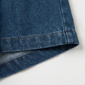 Shorts plissés taille haute pour femme, en jean, grande taille, confortables et respirants, tenue premium pour l'été - Product Image 6