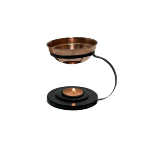 เตาเผากำยานแบบมีฝาปิด รุ่น AGM-0085-F วัสดุทองแดง ยี่ห้อ AG Metal Exports สำหรับบ้านและสำนักงาน ใช้กับบัคฮูร์ เป็นมิตรต่อสิ่งแวดล้อม ทำด้วยมือ - Product Image 3
