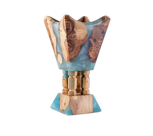 Wholesale Wood <b>Resin</b> Bakhoor Burner for Wedding Gift Incense Burner Bakhoor From India - Product Image 1
