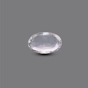 Emerald Cut 4.05 Carat Certified Natural White Zircon Loose Gemstone for Fine Jewelry - Product Image 2