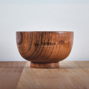 Bol de service en bois artisanal écologique de luxe, qualité supérieure pour la cuisine, la table à manger, la décoration de la maison par Tradebyd - Product Image 4