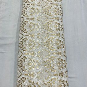 Premium Sequence Embroidery Fabric For Women Fashion Wear Designer <b>Garments</b> Party Wear Dresses Kaftan Abaya Bridal Wear - Product Image 3