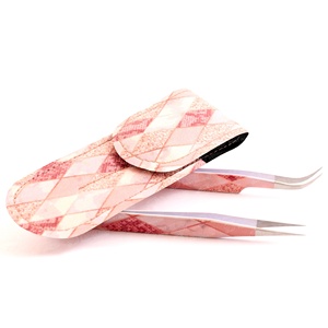 Pince à épiler d'extension de cils en acier inoxydable de haute qualité ensemble pointe pointue marque privée en gros pour l'utilisation de la beauté - Product Image 5