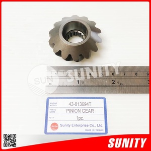 Nouveau pignon d'engrenage de qualité supérieure OEM 43-813694T de TAIWAN SUNITY, haute efficacité, pour moteur hors-bord à essence YAMAHA 40-60 HP, ISO9001 - Product Image 2