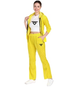 Diseño de logotipo personalizado nueva moda invierno mujer 2 piezas casual mujer chándal algodón polar chándales para mujer - Product Image 6