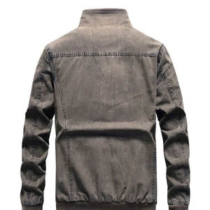 Chaqueta Vaquera Vintage de Primera Calidad - Ropa Urbana Duradera, Elegante y Cómoda con Estampado, Lavado Decolorado y Acabado Desgastado, Servicio OEM - Product Image 5