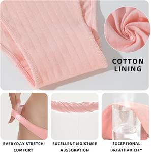 Culottes string femme Everyday Bliss taille basse en mélange de coton doux, sensation aérienne, extensibles, sans coutures, ajustement sûr pour le quotidien - Product Image 4