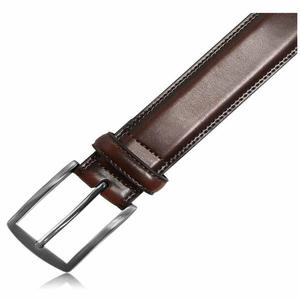 Cinturones de Cuero Genuino al Por Mayor de Pakistán con Hebilla de Pin y Logotipo Personalizado, Estilo Ejecutivo de Doble Cara para Hombre - Product Image 6